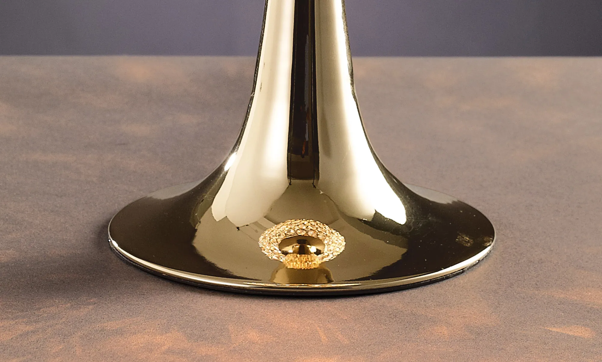 Ava French Gold Crystal Table Lamps Diyas Shaded Table Lamps
